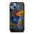KANSAS JAYHAWKS WOODEN LOGO iPhone 13 Case Cover