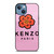 KENZO PARIS PINK FLOWER iPhone 13 Case Cover