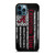 ALABAMA CRIMSON TIDE FLAG MLS iPhone 12 Pro Max Case Cover