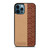 COACH NEW YORK BROWN LEATHER iPhone 12 Pro Max Case Cover