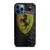 FERRARI DROP WATER BLACK iPhone 12 Pro Max Case Cover
