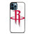 HOUSTON ROCKETS WHITE LOGO iPhone 12 Pro Max Case Cover