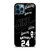 KOBER BRYANT LAKERS NIKE BLACK iPhone 12 Pro Max Case Cover