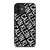 CALVIN KLEIN LOGO PATTERN iPhone 12 Mini Case Cover