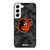 BALTIMORE ORIOLES BASEBALL BLACK CAMO Samsung Galaxy S22 Case Cover