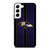BALTIMORE RAVENS NFL METAL STRIPE Samsung Galaxy S22 Case Cover