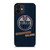 EDMONTON OILERS LOGO BLUE SUEDE iPhone 12 Mini Case Cover