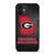 GEORGIA BULLDOGS SYMBOL METAL iPhone 12 Mini Case Cover