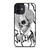 JUICE WORLD SKULL ART iPhone 12 Mini Case Cover