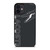 LACOSTE CROCODILE ALL BLACK iPhone 12 Mini Case Cover