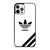 ADIDAS STRIPE BLACK iPhone 12 Pro Case Cover