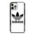 ADIDAS TREFOIL ROUND WHITE iPhone 12 Pro Case Cover