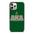 AKA PINK AND GREEN SIMPLE LOGO iPhone 12 Pro Case Cover