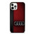 AUDI CAR RED LEATHER iPhone 12 Pro Case Cover