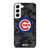 CHICAGO CUBS BASEBALL BLACK CAMO Samsung Galaxy S22 Case Cover