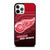 DETROIT RED WINGS HALFTONE EFFECT iPhone 12 Pro Case Cover
