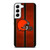 CLEVELAND BROWNS NFL METAL STRIPE Samsung Galaxy S22 Case Cover
