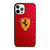 FERRARI DROP WATER RED iPhone 12 Pro Case Cover