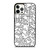 KEITH HARING BLACK WHITE iPhone 12 Pro Case Cover