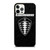 KOENIGSEGG LOGO BLACK PATTERN iPhone 12 Pro Case Cover