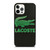 LACOSTE CROCODILE SUEDE iPhone 12 Pro Case Cover