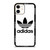 ADIDAS TREFOIL ROUND WHITE iPhone 12 Case Cover