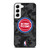 DETROIT PISTONS BLACK CAMO Samsung Galaxy S22 Case Cover