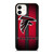 ATLANTA FALCONS METAL LOGO NFL iPhone 12 Case Cover