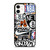 BROOKLYN NETS NBA STICKER BOMB iPhone 12 Case Cover