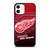 DETROIT RED WINGS HALFTONE EFFECT iPhone 12 Case Cover