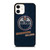 EDMONTON OILERS LOGO BLUE SUEDE iPhone 12 Case Cover