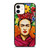 FRIDA KAHLO FLORAL ART iPhone 12 Case Cover