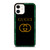GUCCI ROUND BLACK iPhone 12 Case Cover