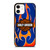HARLEY DAVIDSON BLUE FLAME LOGO iPhone 12 Case Cover