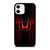 HONDA LOGO RED CARBON iPhone 12 Case Cover