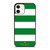 KATE SPADE GREEN STRIPE iPhone 12 Case Cover