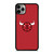 CHICAGO BULLS LOGO FAN ART iPhone 11 Pro Max Case Cover