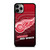 DETROIT RED WINGS HALFTONE EFFECT iPhone 11 Pro Max Case Cover