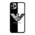 EMPORIO ARMANI WHITE BLACK iPhone 11 Pro Max Case Cover