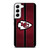 KANSAS CITY CHIEFS NFL METAL STRIPE Samsung Galaxy S22 Case Cover