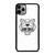 KENZO PARIS BORDERED LOGO WHITE iPhone 11 Pro Max Case Cover