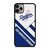 LA DODGERS WHITE BLUE STRIPS iPhone 11 Pro Max Case Cover