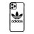 ADIDAS TREFOIL ROUND WHITE iPhone 11 Pro Case Cover