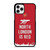 ARSENAL NORTH LONDON IS RED 2 iPhone 11 Pro Case Cover