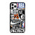 BROOKLYN NETS NBA STICKER BOMB iPhone 11 Pro Case Cover