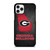 GEORGIA BULLDOGS SYMBOL METAL iPhone 11 Pro Case Cover