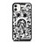 BAPE SHARK LOGO SUPREME BLACK WHITE iPhone 11 Case Cover