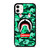 CAMO BATHING APE SUPREME GREEN iPhone 11 Case Cover