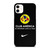 CLUB AMERICA NIKE CARBON iPhone 11 Case Cover CLUB AMERICA NIKE CARBON iPhone 11 Case Cover