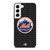 NEW YORK METS BASEBALL BLACK Samsung Galaxy S22 Case Cover
